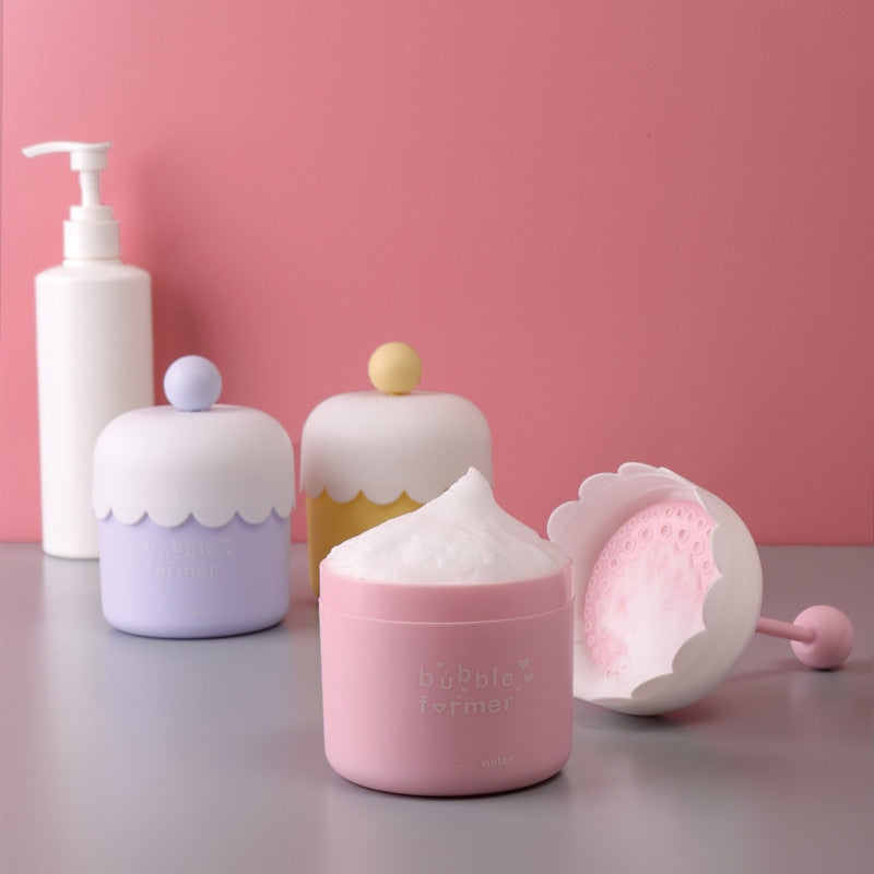 Portable Foam Maker Cup Bubble Foamer Maker Facial Cleanser Foam Cup Body Wash Bubble Maker Bubbler for Face Clean Tools