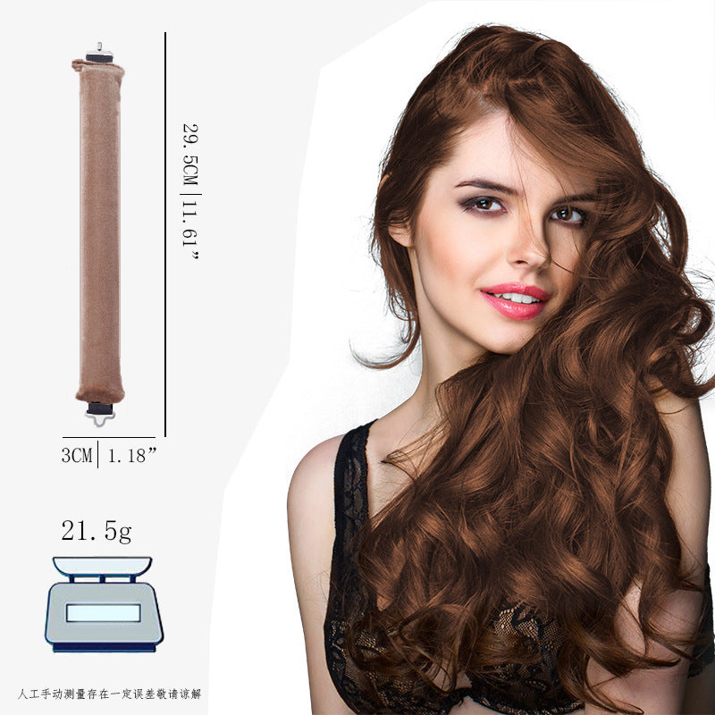 Sleeping lazy heatless hair curler simple big wave bold curling iron