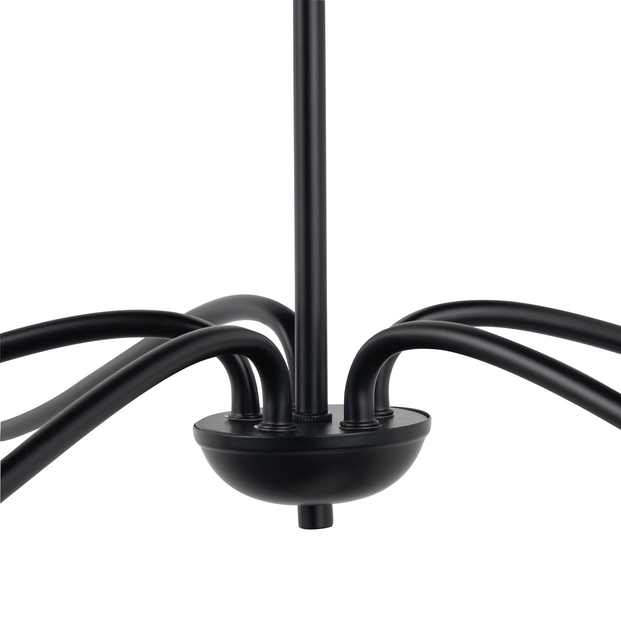 Ellie 5-Light Elegant Industrial Dimmable Chandelier