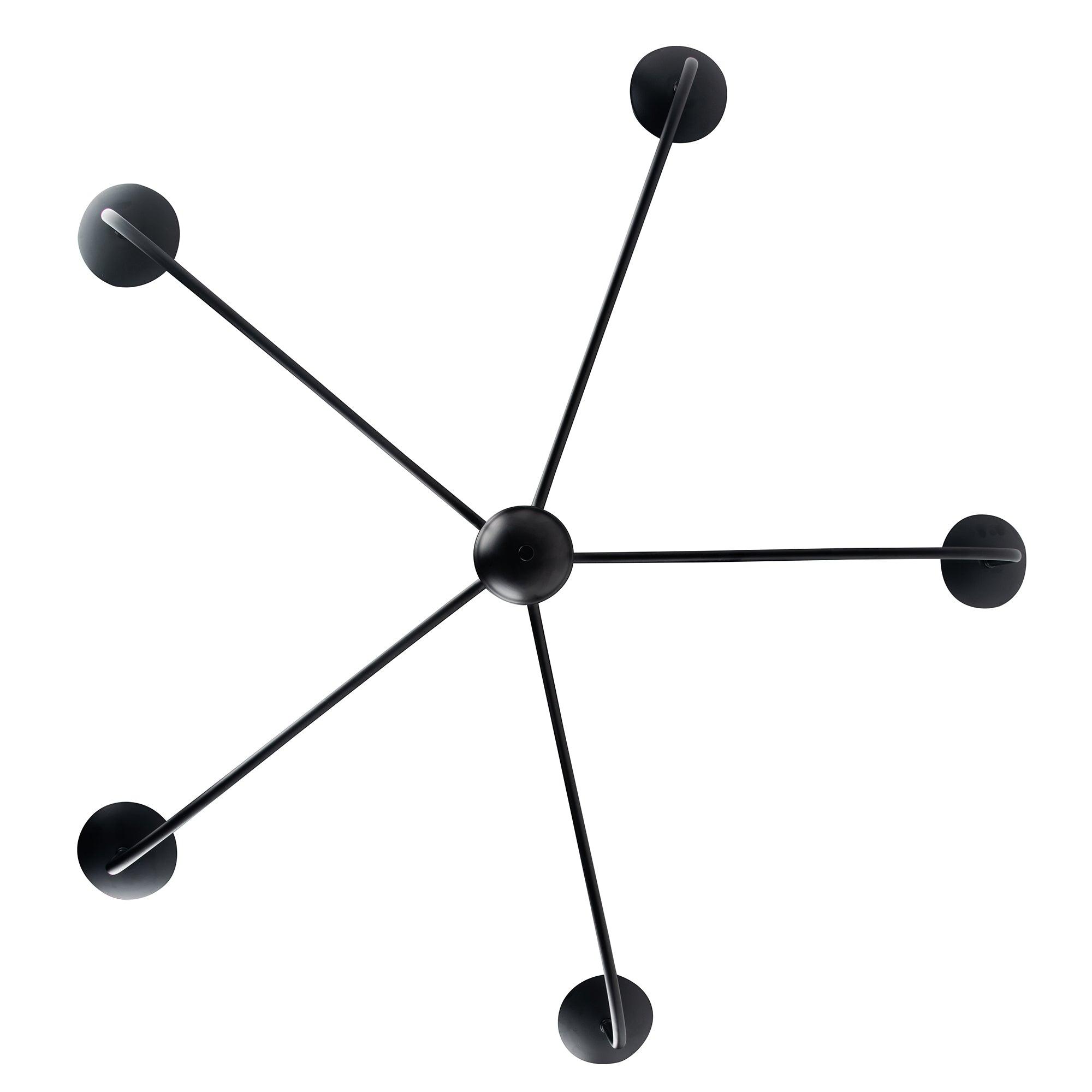 Ellie 5-Light Elegant Industrial Dimmable Chandelier