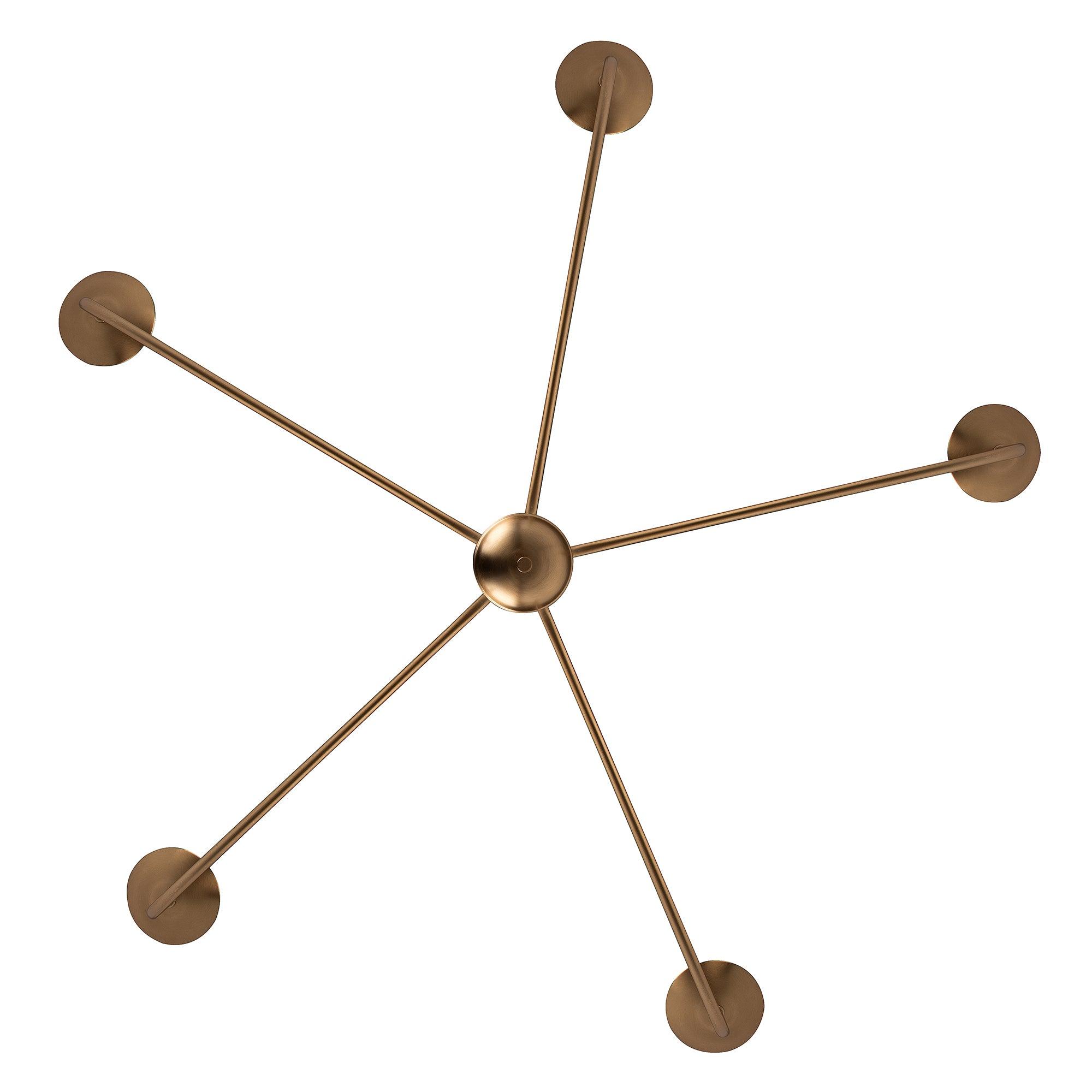 Ellie 5-Light Elegant Industrial Dimmable Chandelier