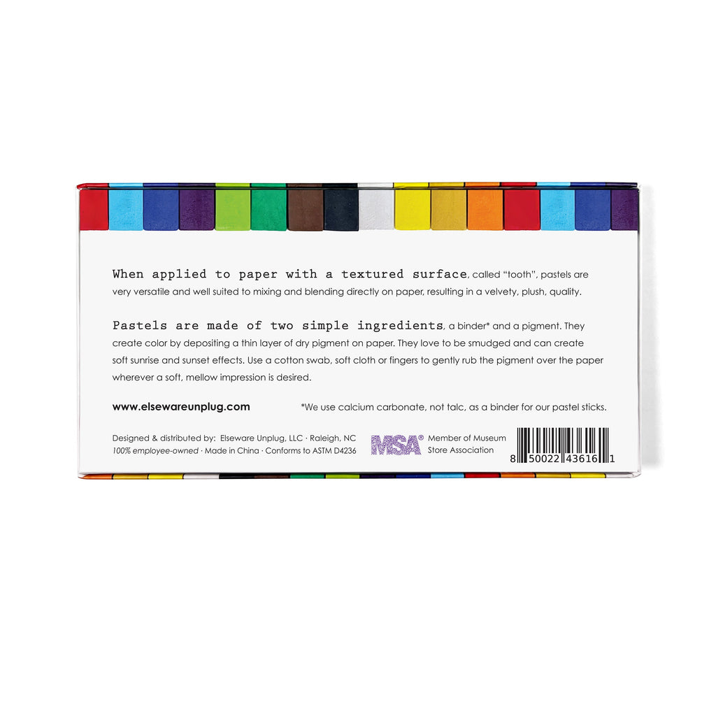 Pastel Sticks – Talc-Free Oil Pastels – 12 Vibrant Colors