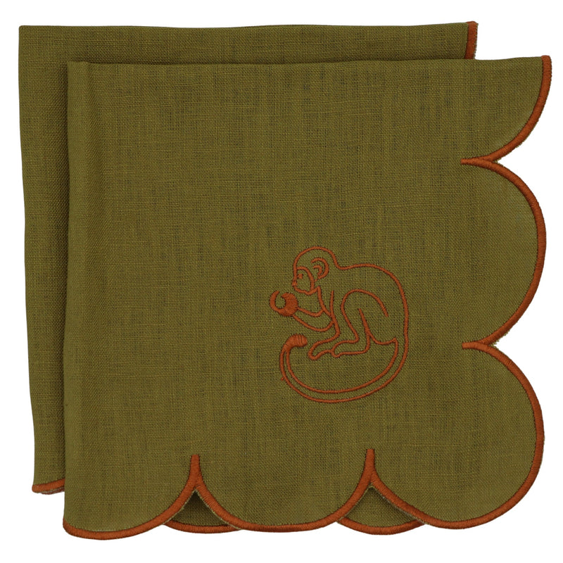 Earthen Pine Napkin - Set of 4