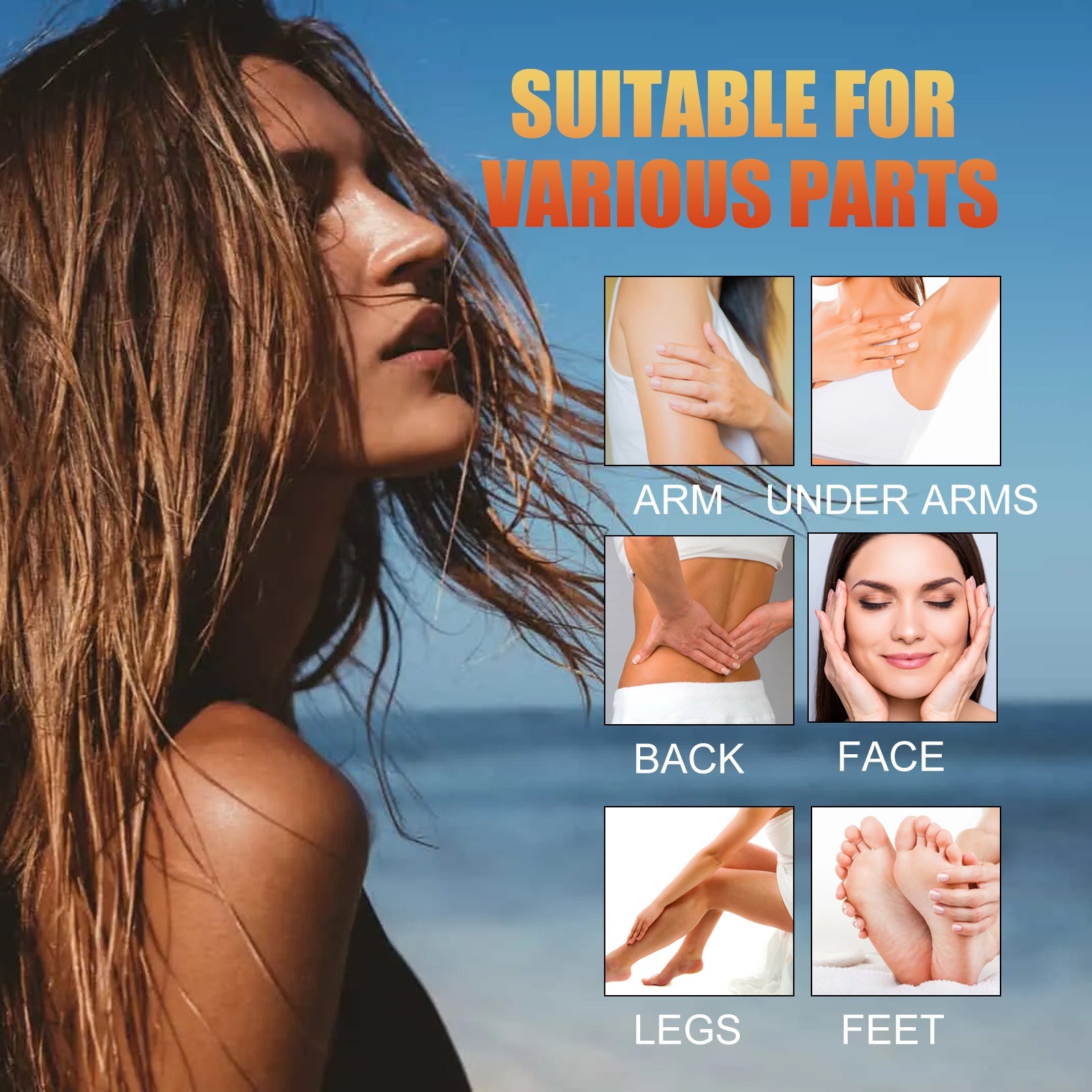 Black Care Gel, Summer Beach Beach Quick Tanning Bronzer Natural Refreshing And Moisturizing