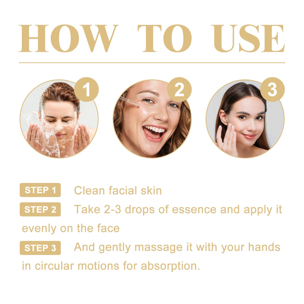 Collagen Face Serum, Moisturizing, Moisturizing And Firming Facial Skin, Cleaning, Anti-Wrinkle, Anti-Aging Eyes