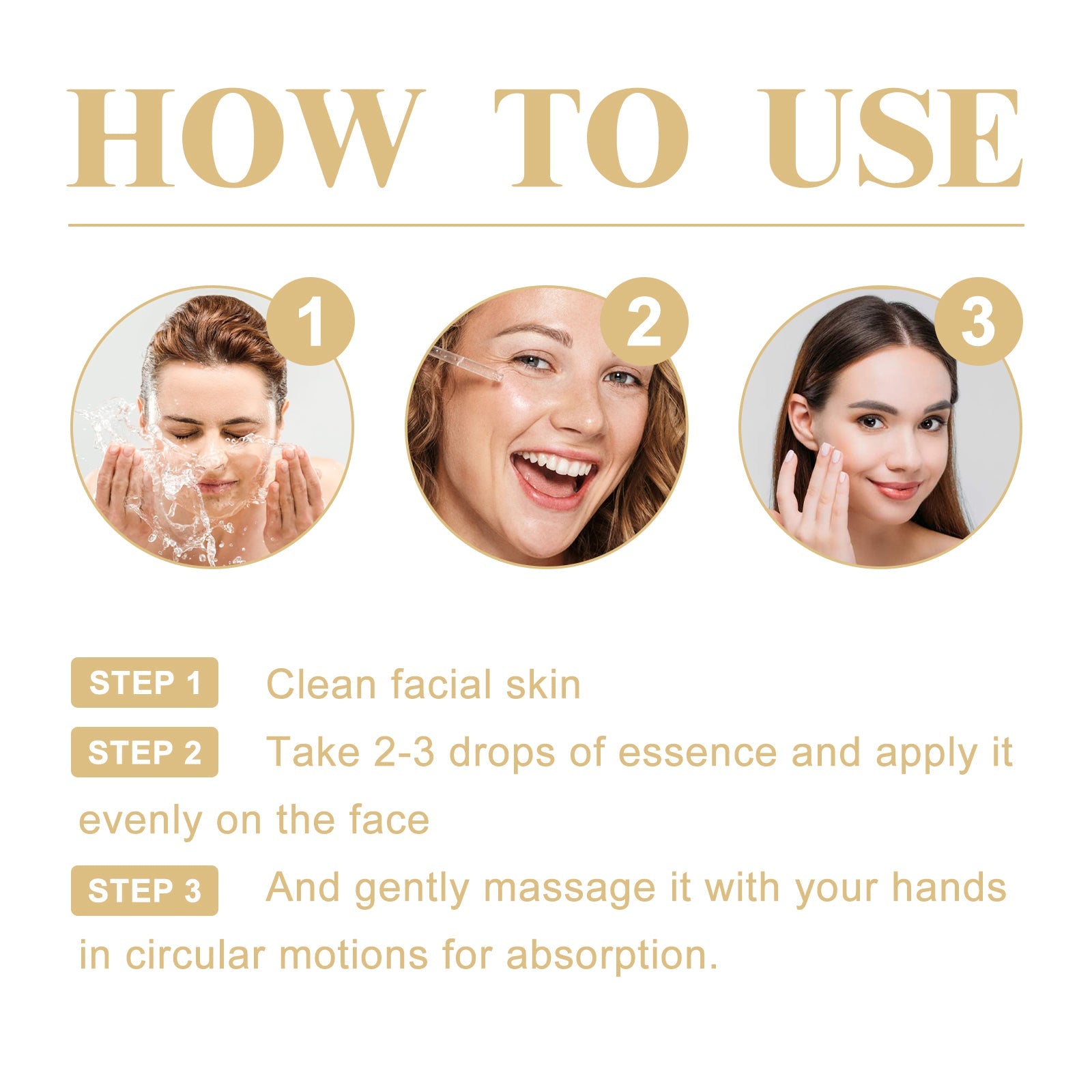 Collagen Face Serum, Moisturizing, Moisturizing And Firming Facial Skin, Cleaning, Anti-Wrinkle, Anti-Aging Eyes