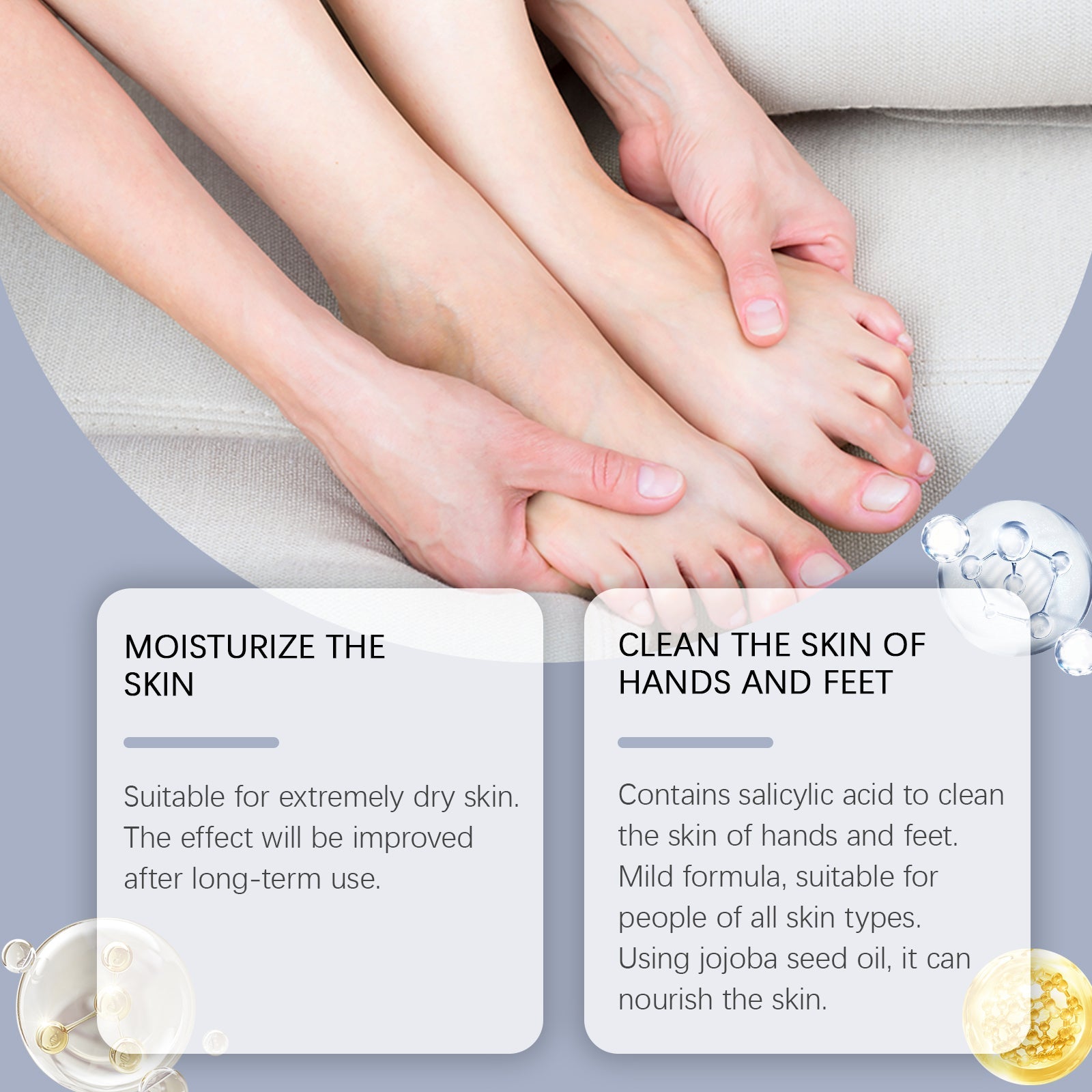 Hand And Foot Moisturizer To Relieve Dry Hands And Feet, Moisturize And Care For Skin Skin Care Wand