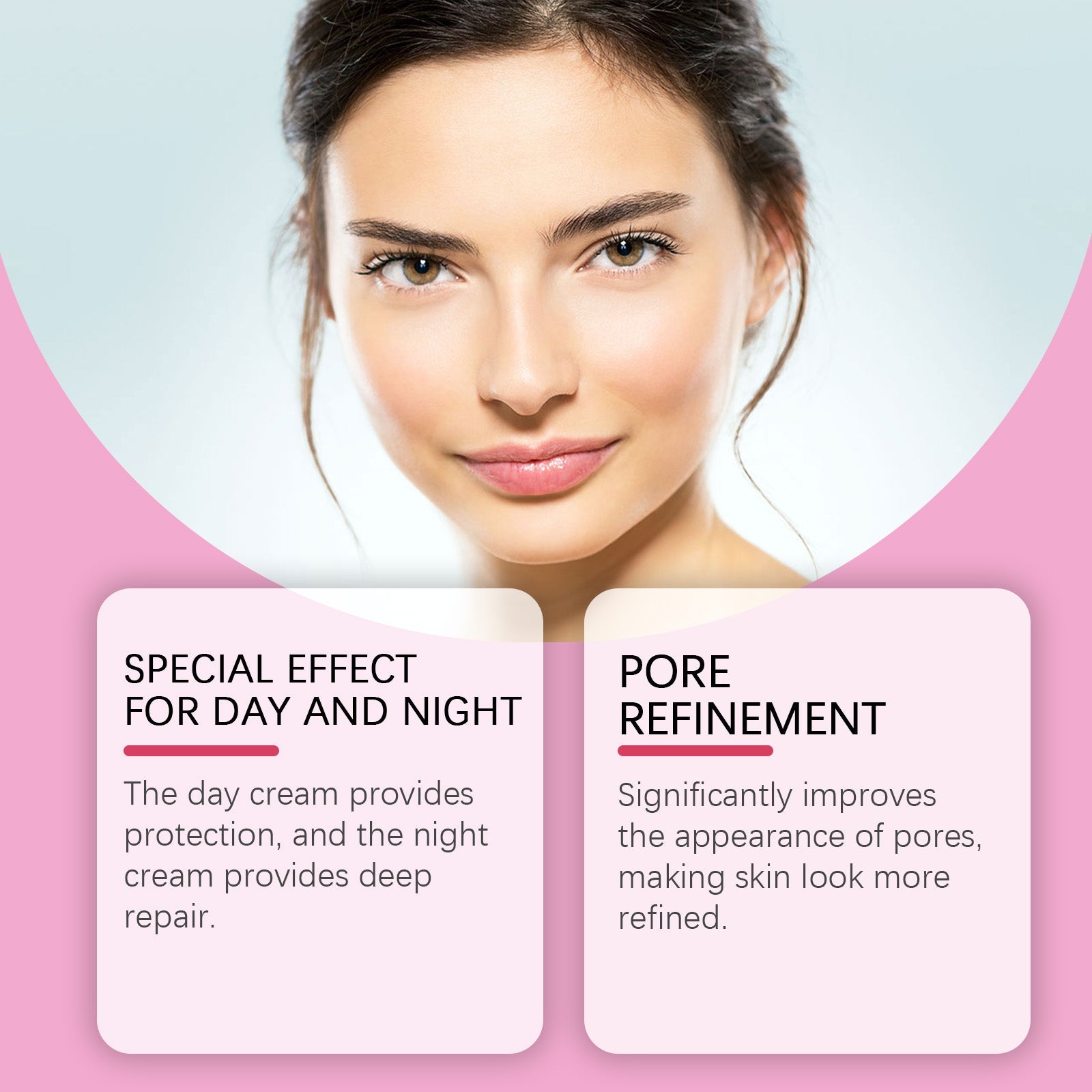 Pore Refinement Essence Set, Deeply Clean The Skin And Fine Pore Skin Cream