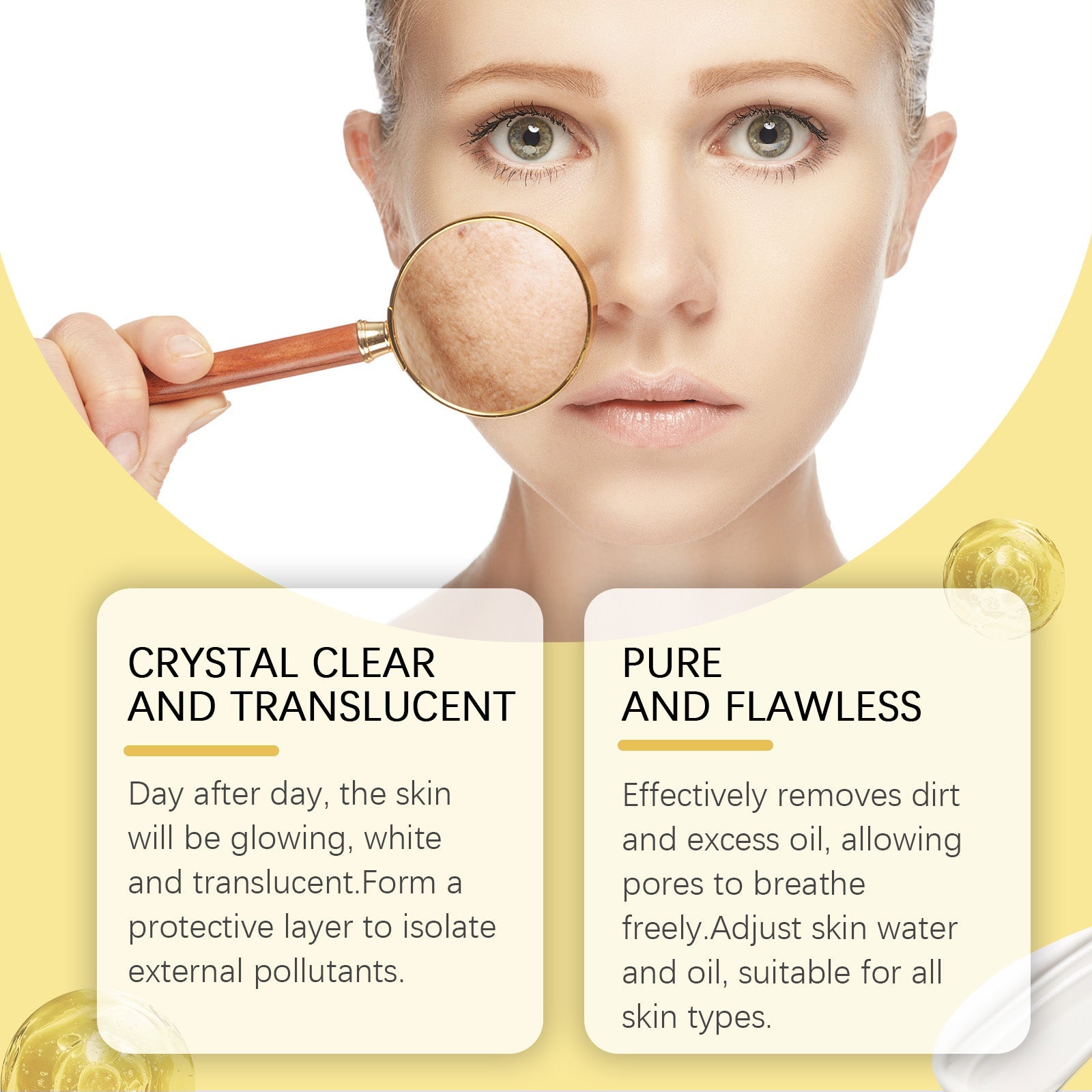 Ouhoe Nicotinamide Whitening Cleanser Deep Clean Hydrating Non-Tension Gentle Hydrating Whitening Moisturizing Cleanser