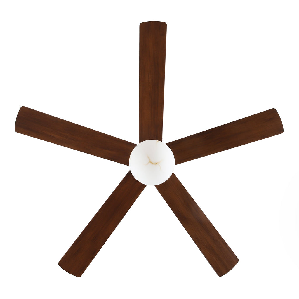 52 Inch Fanny Double-sided Blades Flush Mount LED Ceiling Fan with Remote Control