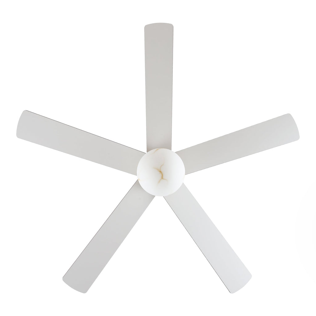 52 Inch Fanny Double-sided Blades Flush Mount LED Ceiling Fan with Remote Control