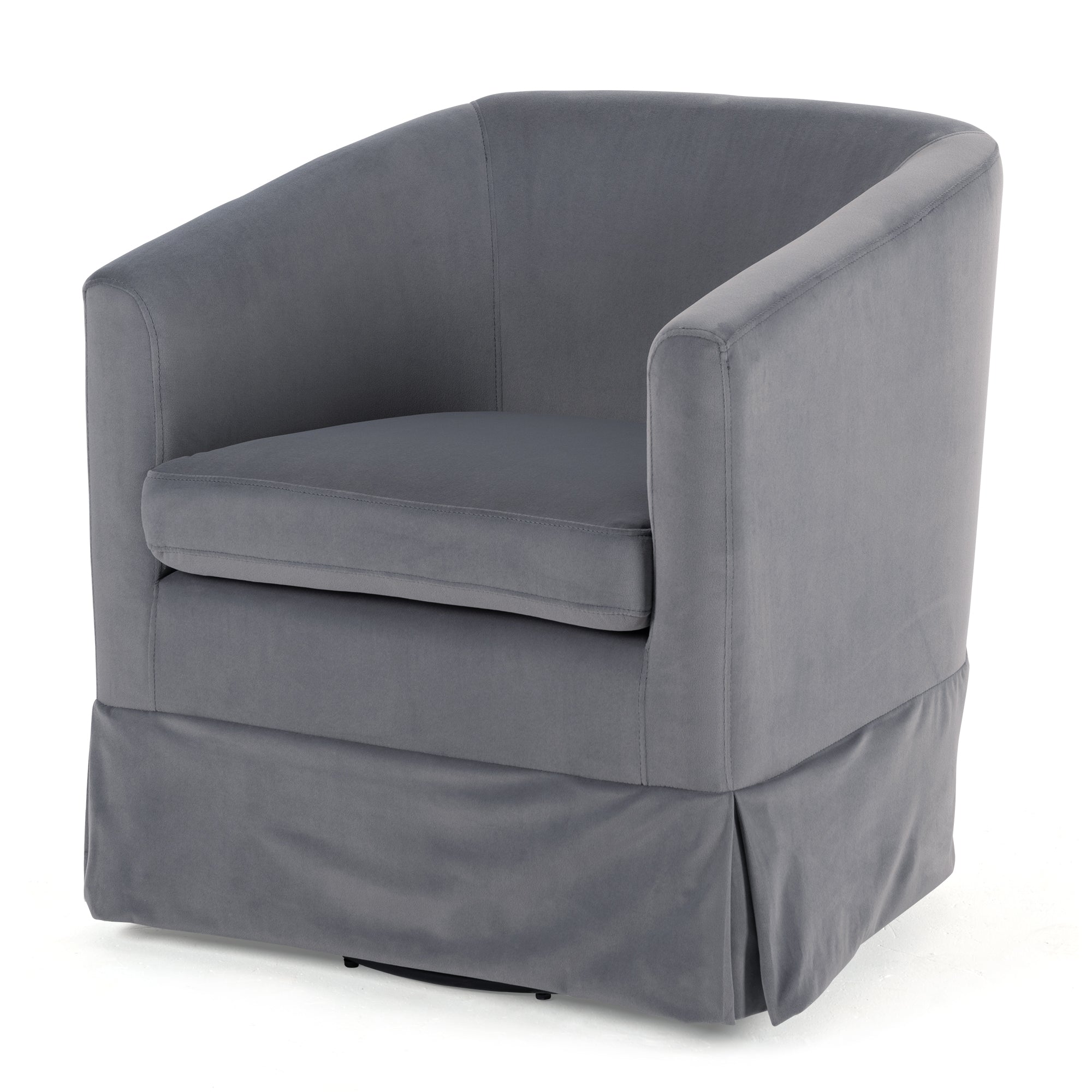 27.36" Wide Swivel Chair Gray