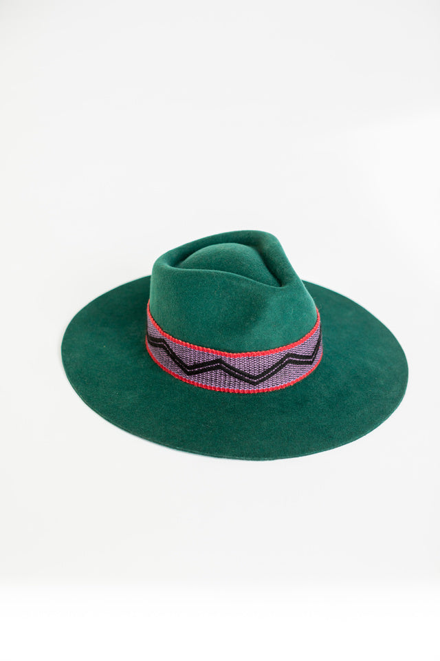 Dark Teal Western Hat
