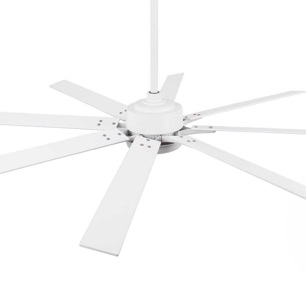 65 Inch Teresa Modern Double-sided Blades Ceiling Fan with Remote Control and LED Light