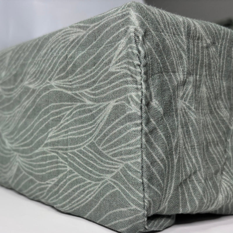 Organic Bamboo Blend Crib Sheet in Beanstalk