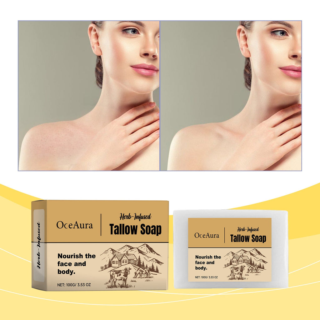 Milk Flavored Tallow Soap Moisturizes And Cleanses Pores With Bath Soap For Delicate Skin