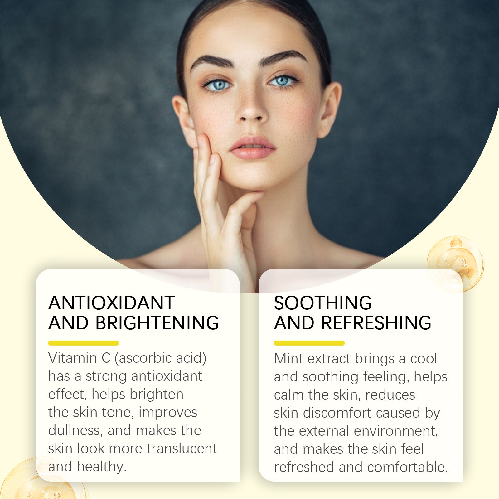 Moisturizing Essence, Moisturizing And Gently Moisturizing Facial Skin Brightening And Smoothing Fine Lines Essence