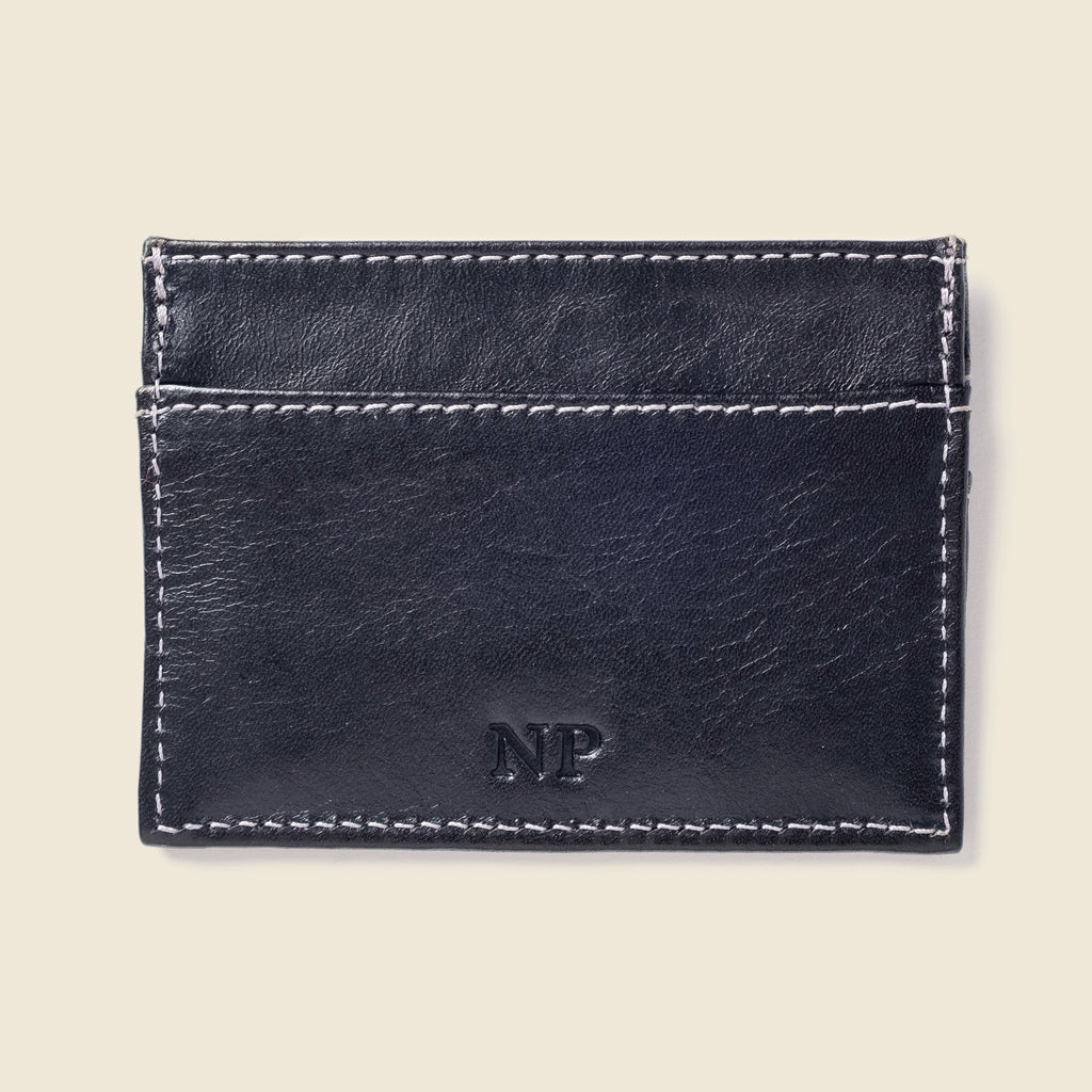 Slim Card Holder Wallet - Black