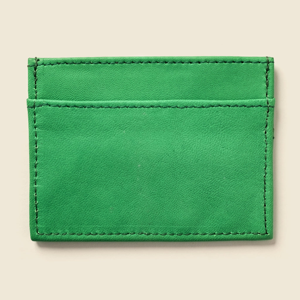 Slim Card Holder Wallet With RFID Protection - Green
