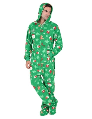 Tis The Season Adult Hoodie Fleece Onesie