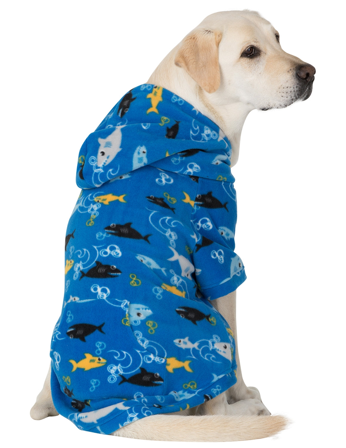 Shark Frenzy Pet Pjs Fleece Hoodie