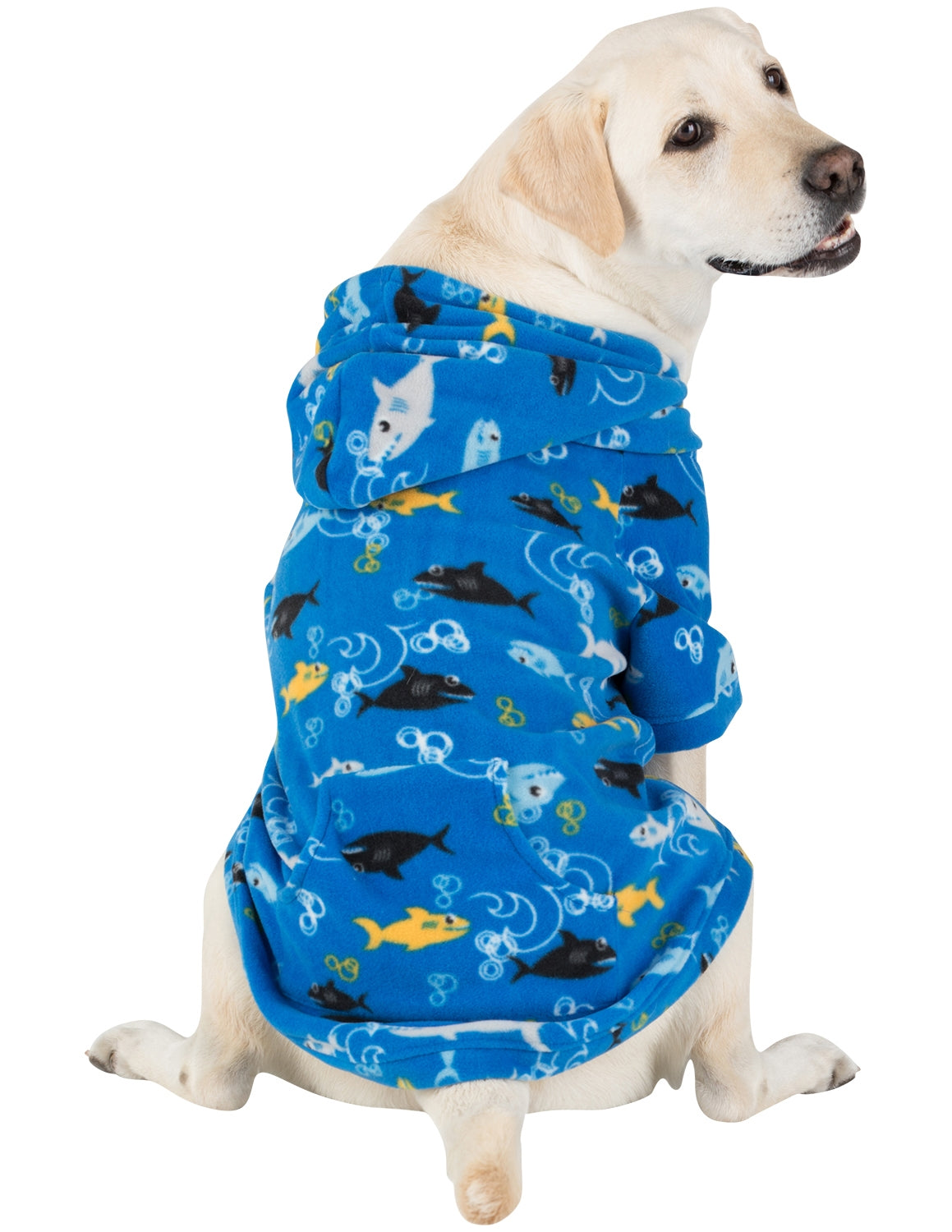 Shark Frenzy Pet Pjs Fleece Hoodie
