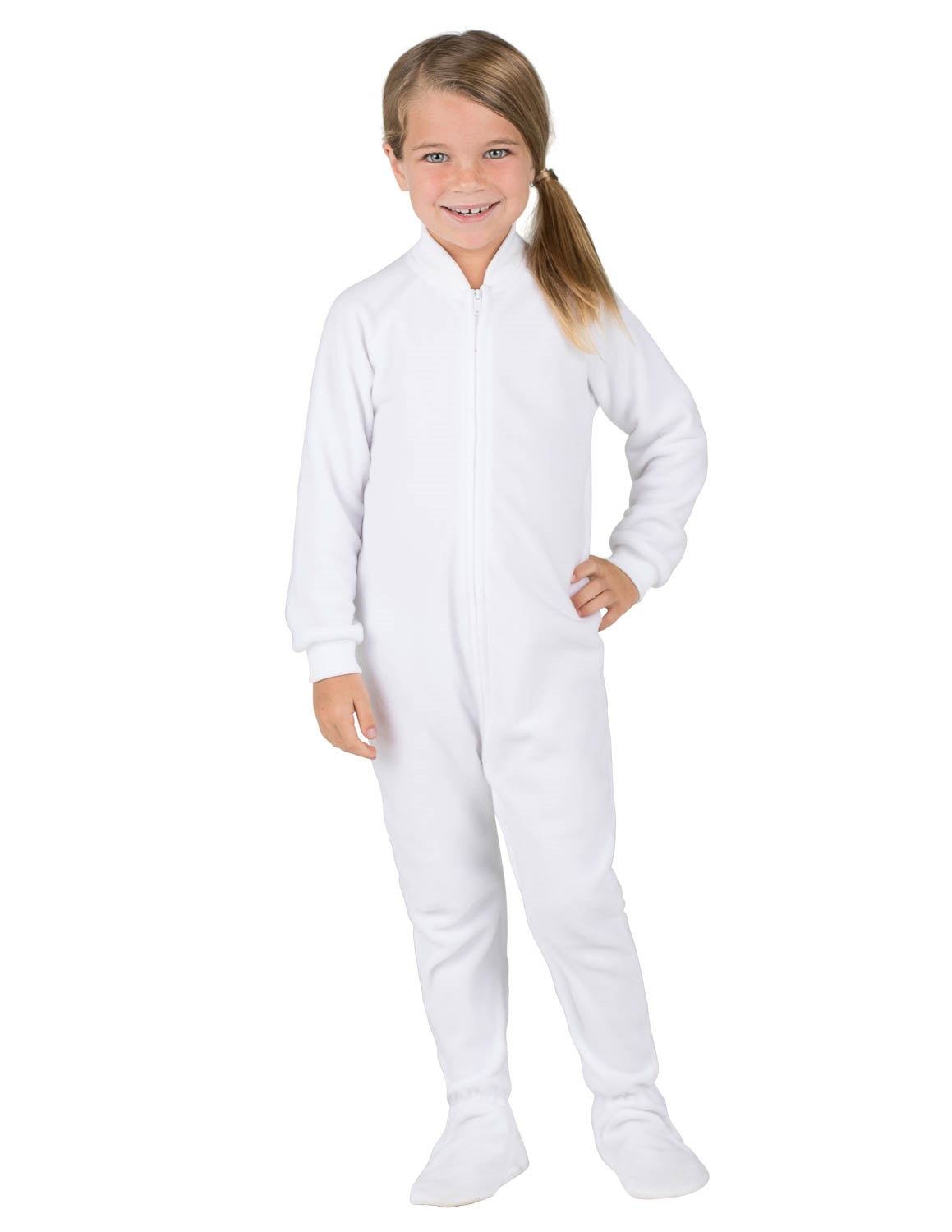 Arctic White Toddler Fleece Onesie