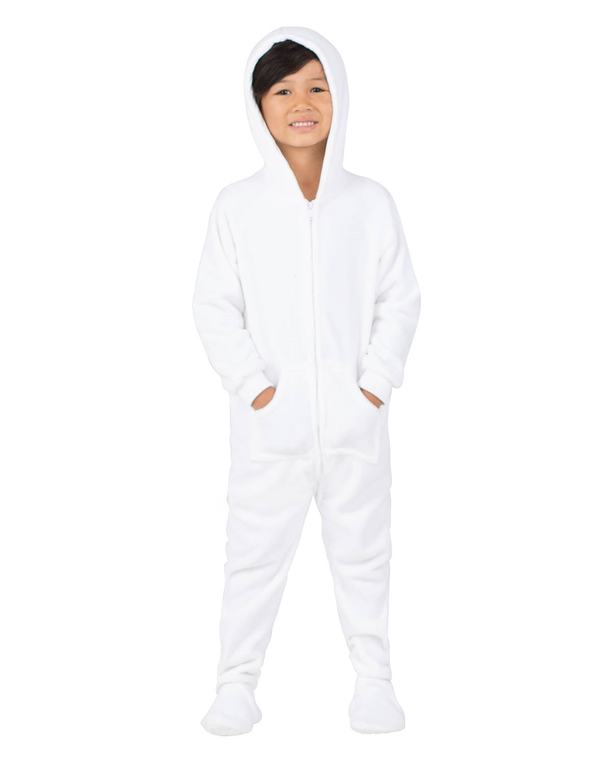 Arctic White Toddler Hoodie Fleece Onesie