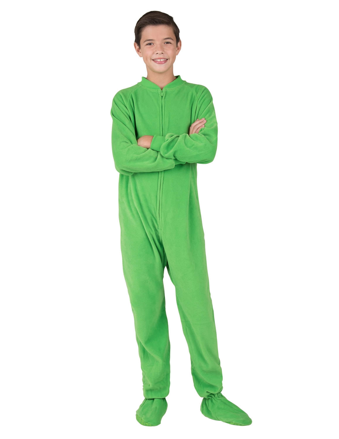 Emerald Green Kids Fleece Onesie
