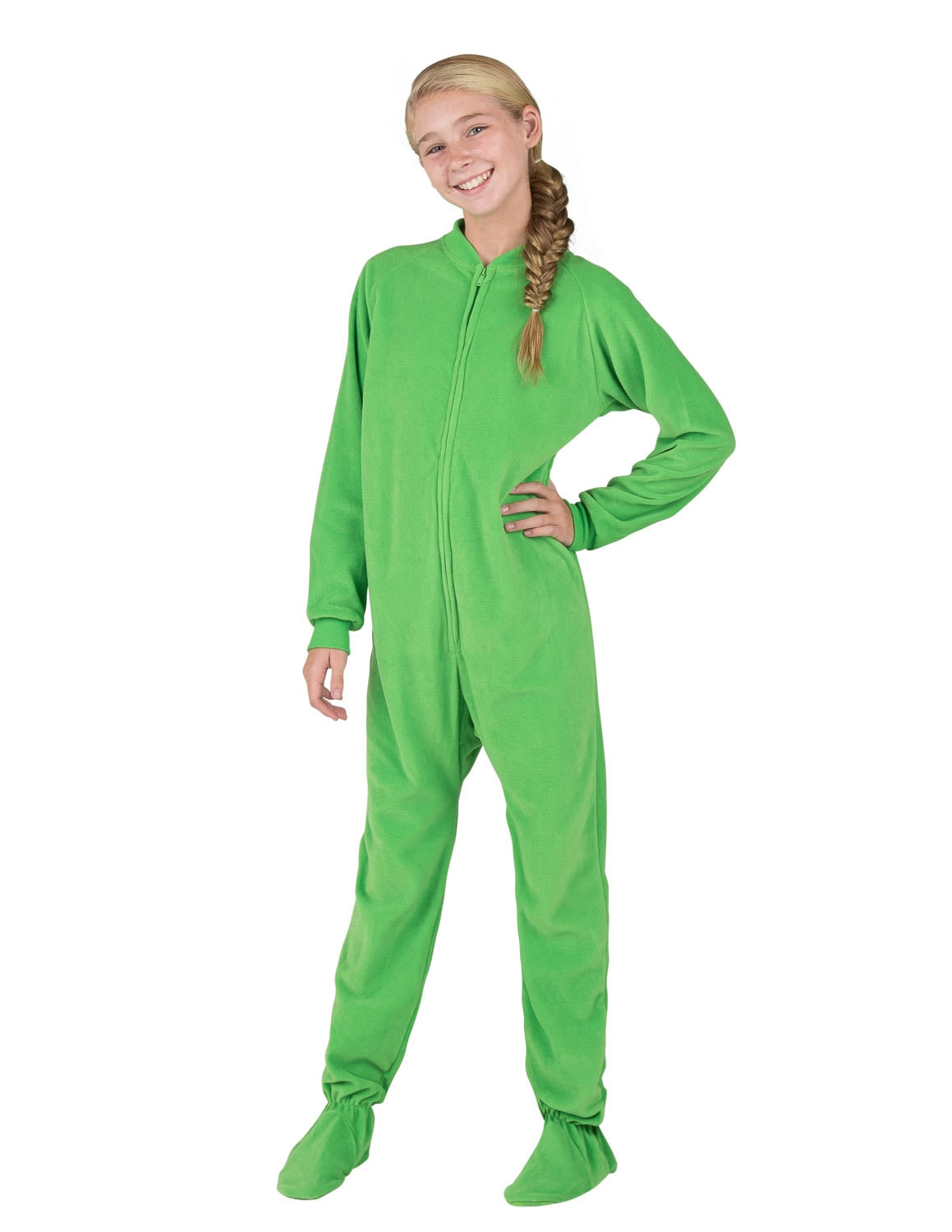 Emerald Green Kids Fleece Onesie