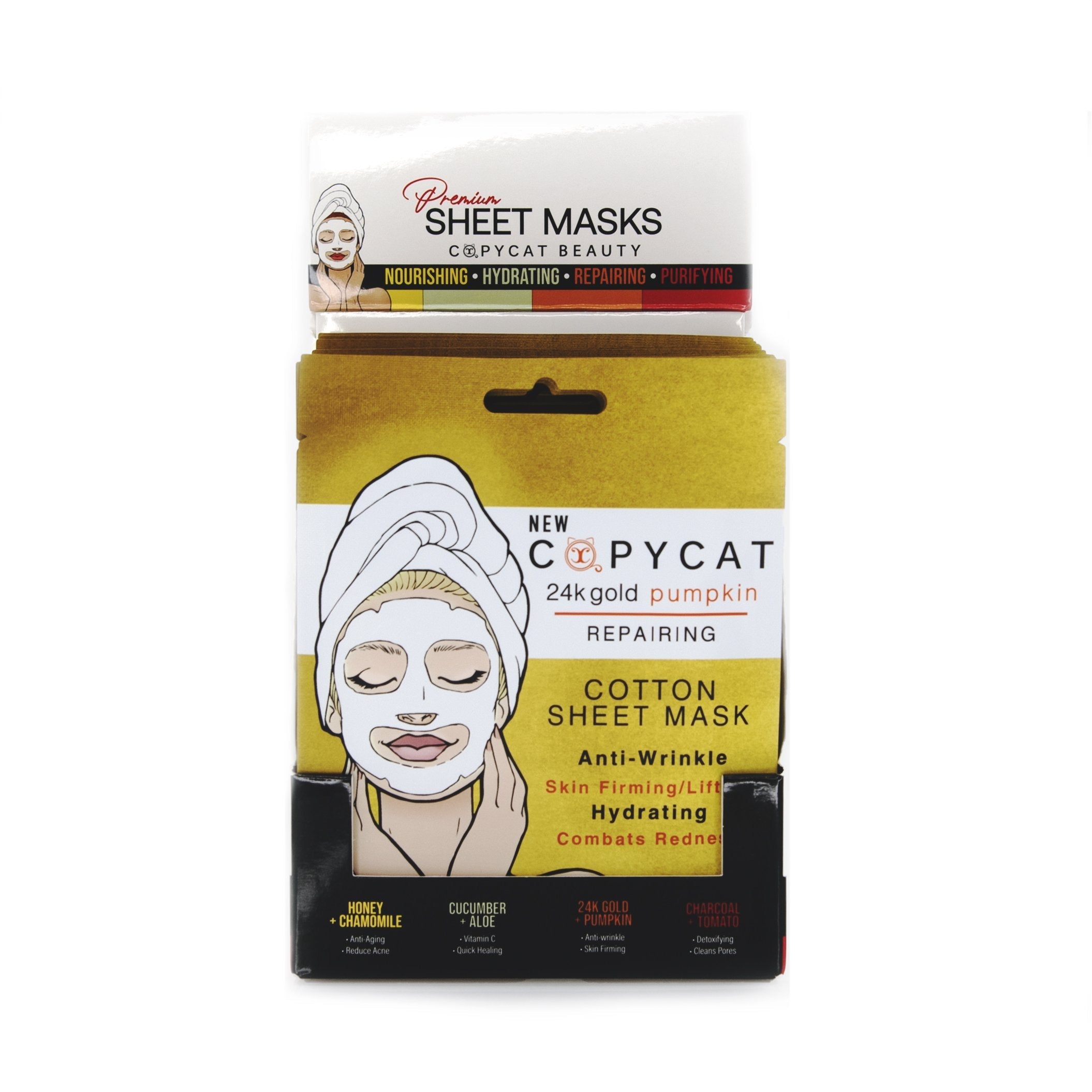 24K GOLD / PUMPKIN DISPLAY 24 PCS - FM4DISPLAY