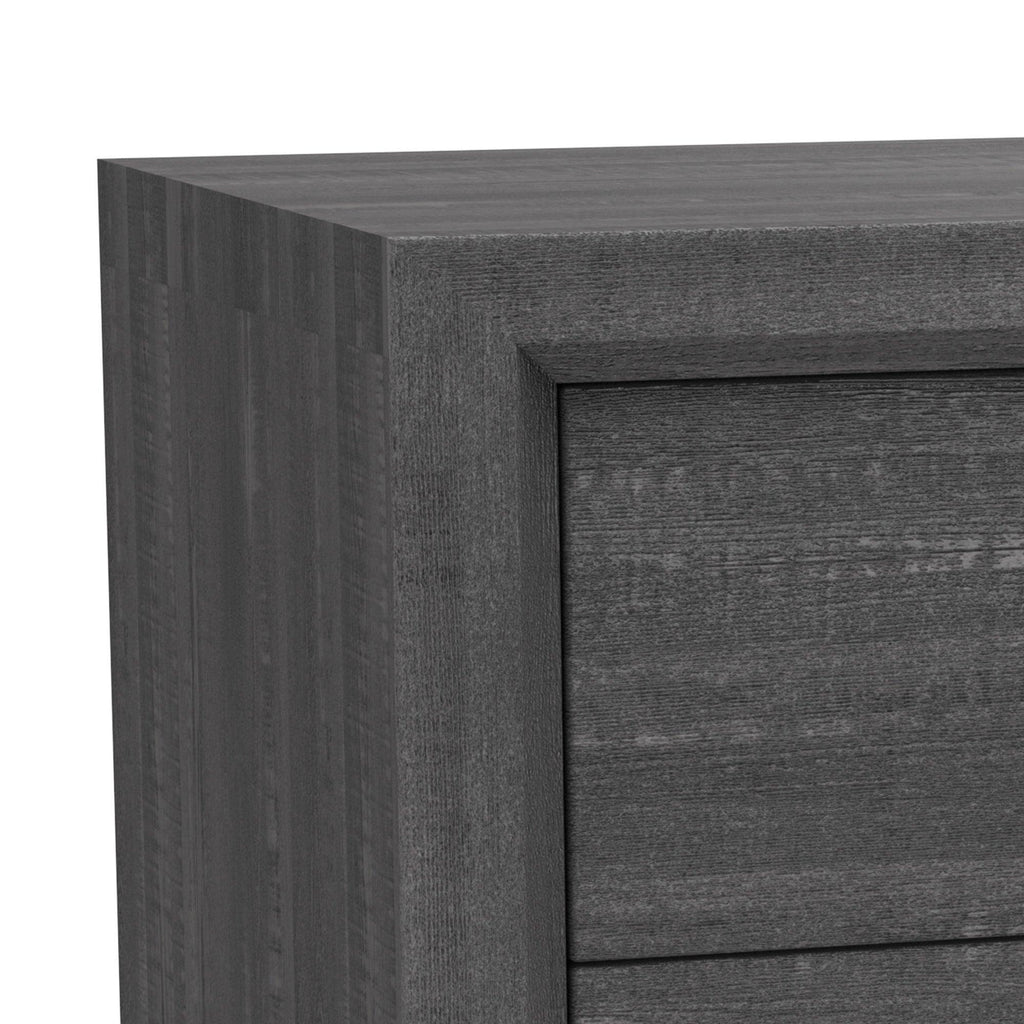 Furniture of America Lucien Modern Wood Nightstand with 2 Drawers