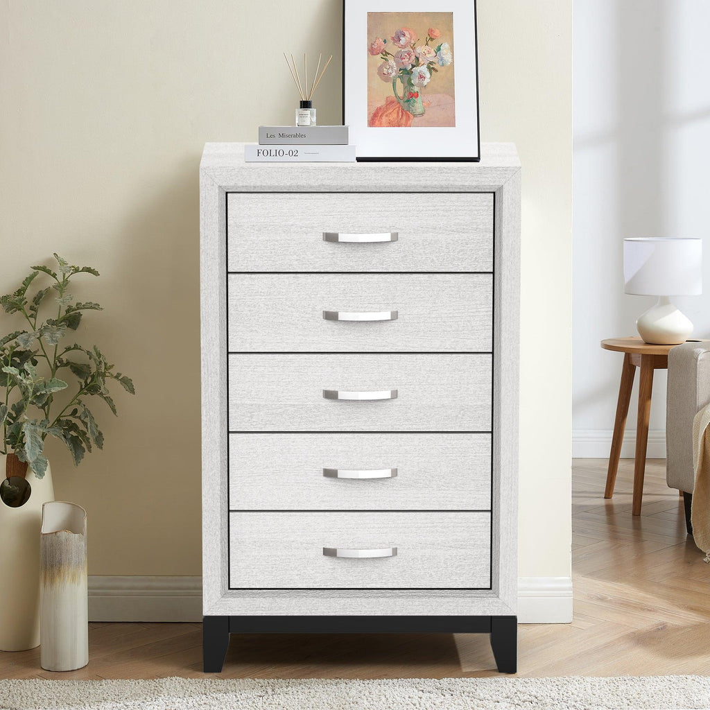 Contemporary 31" Chest with 5-Drawer for Bedroom, Livingroom