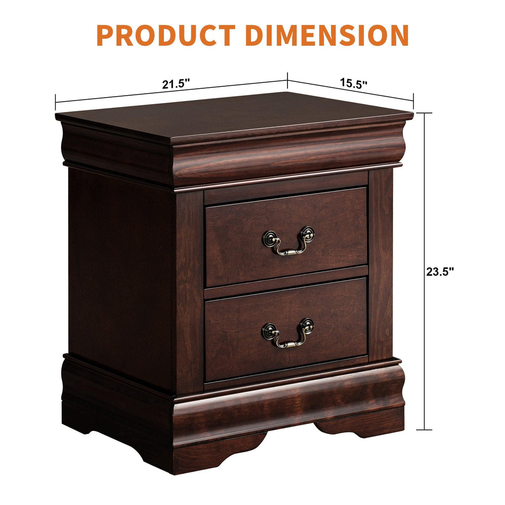 Furniture of America Night Stand Louis Philippe