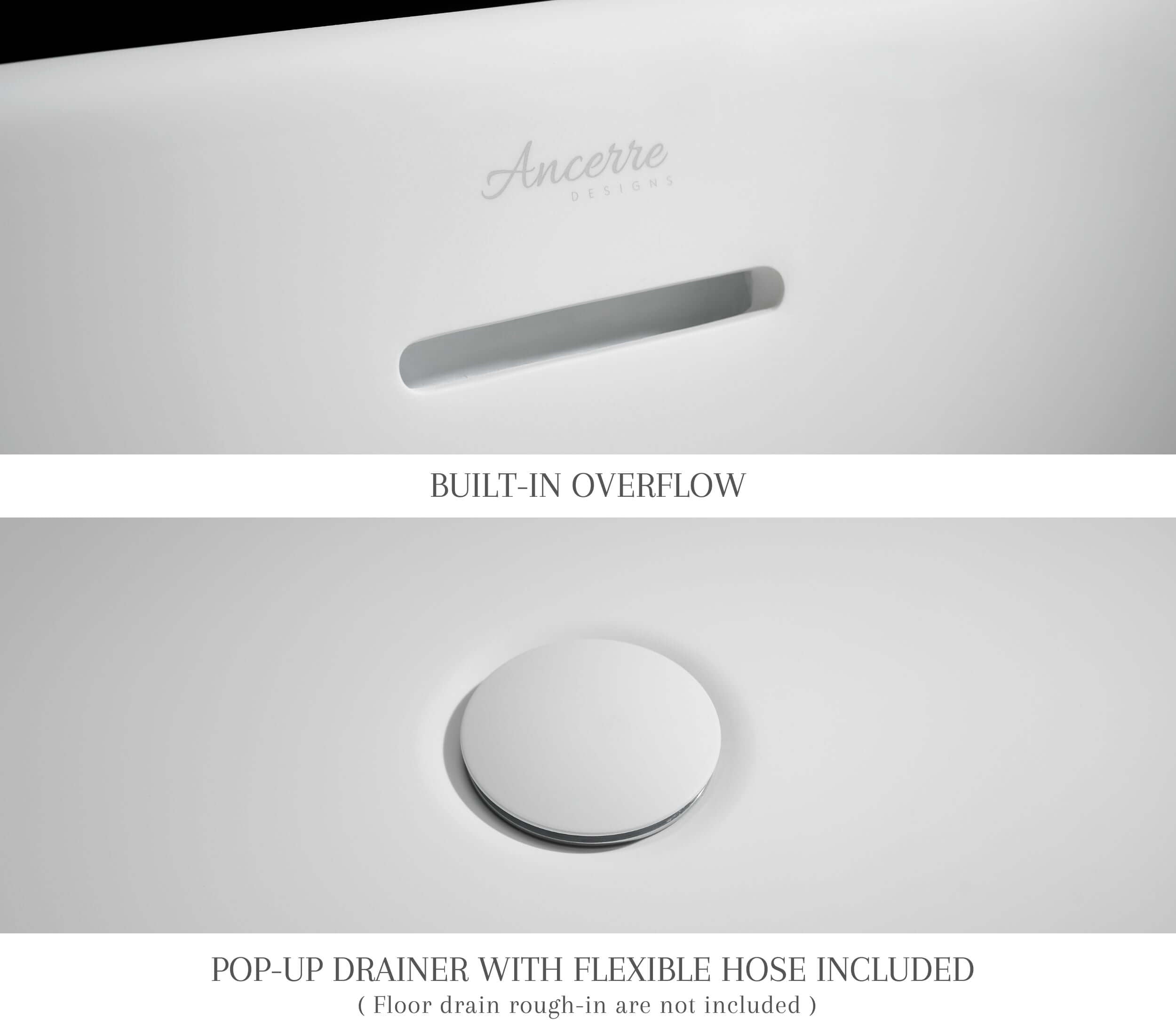 Heritage Freestanding Solid Surface Bathtub