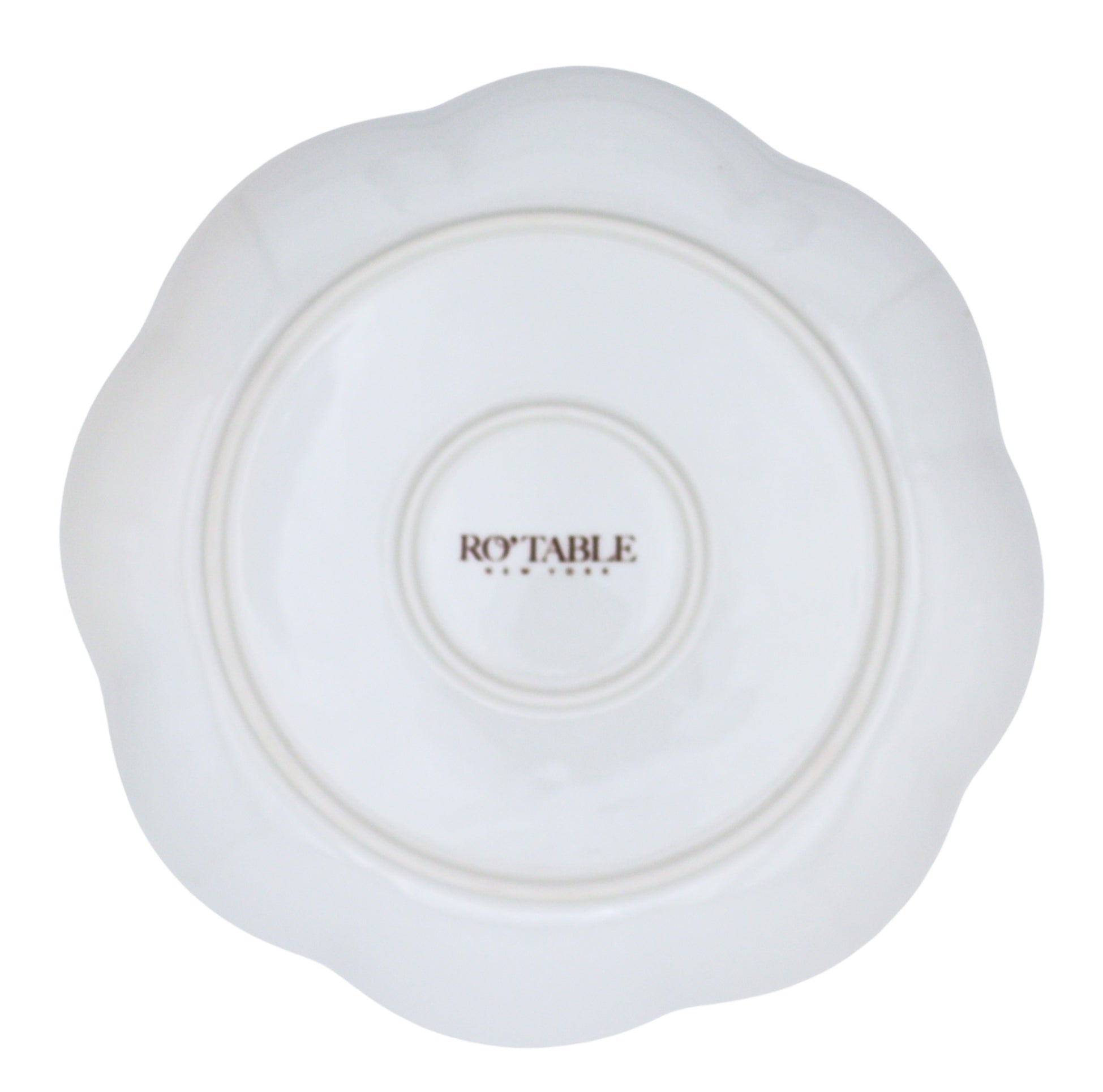 Fabled Flora Scalloped Dinner Plate - Case of 12 Plates