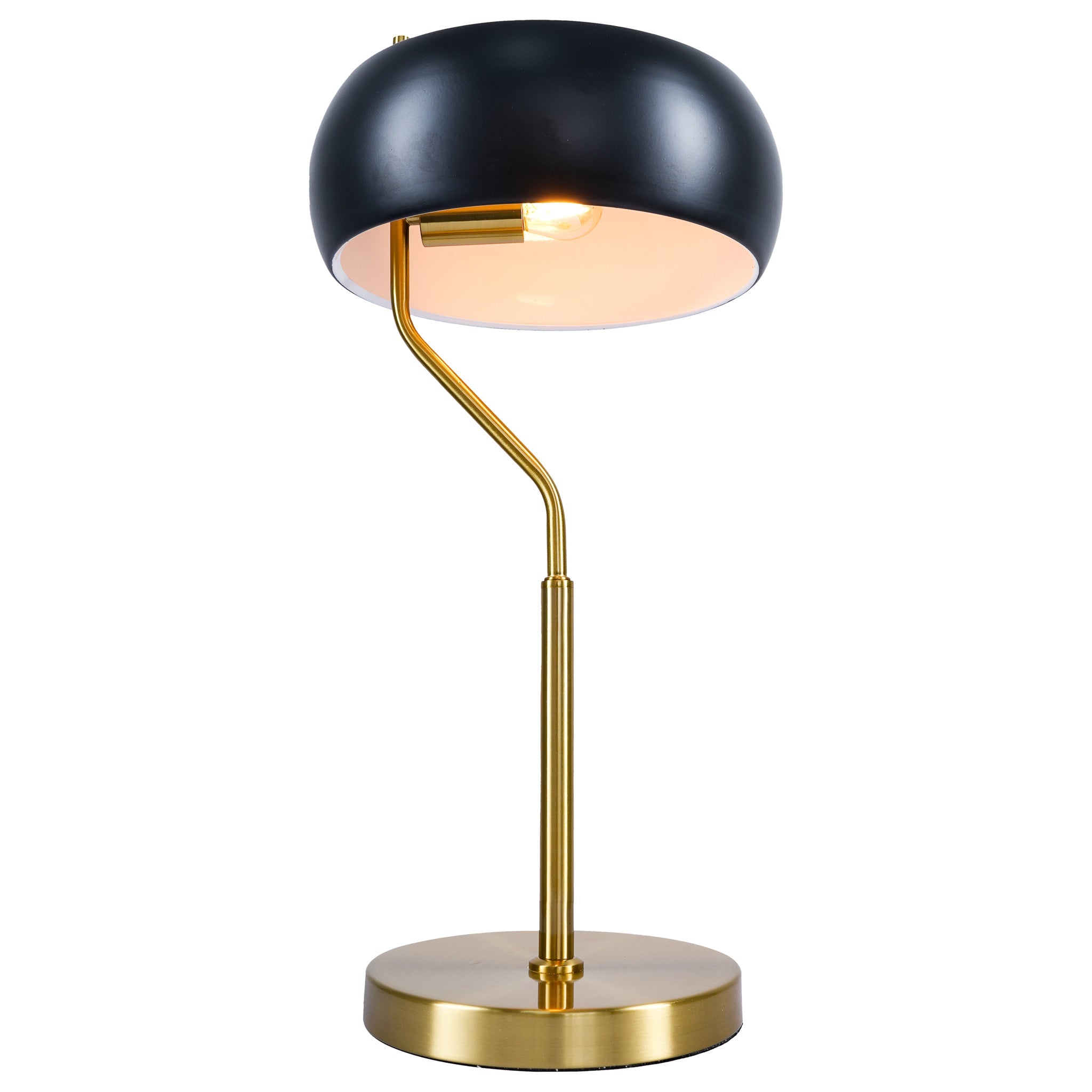 Flux Table Lamp - Black Outer - White Inner – Luxury Lighting – Curate