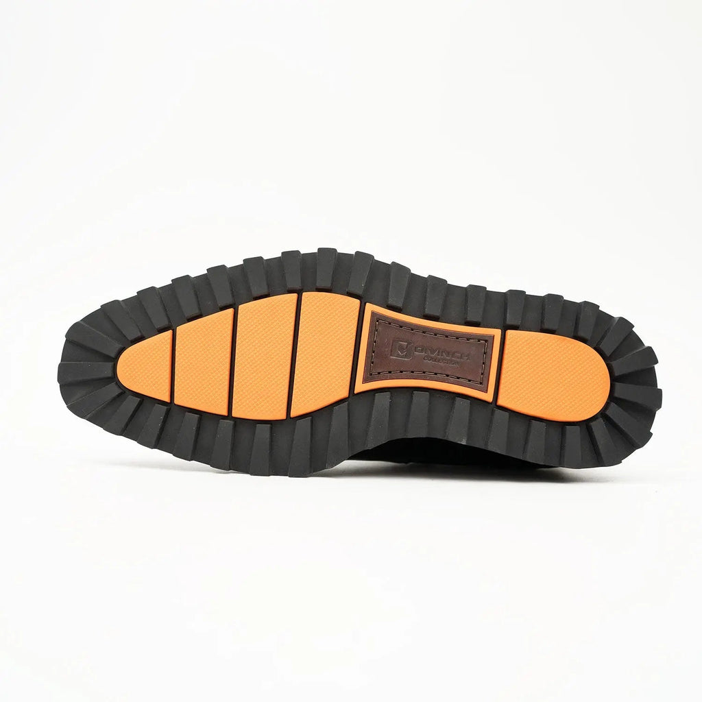 Foil leather Thick-Soled Chelsea Boot 2898 Purple