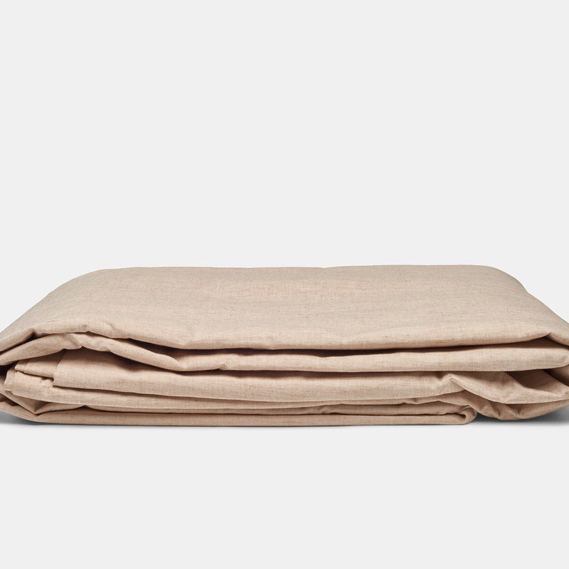 Natural Colored Cotton Duvet Cover Set