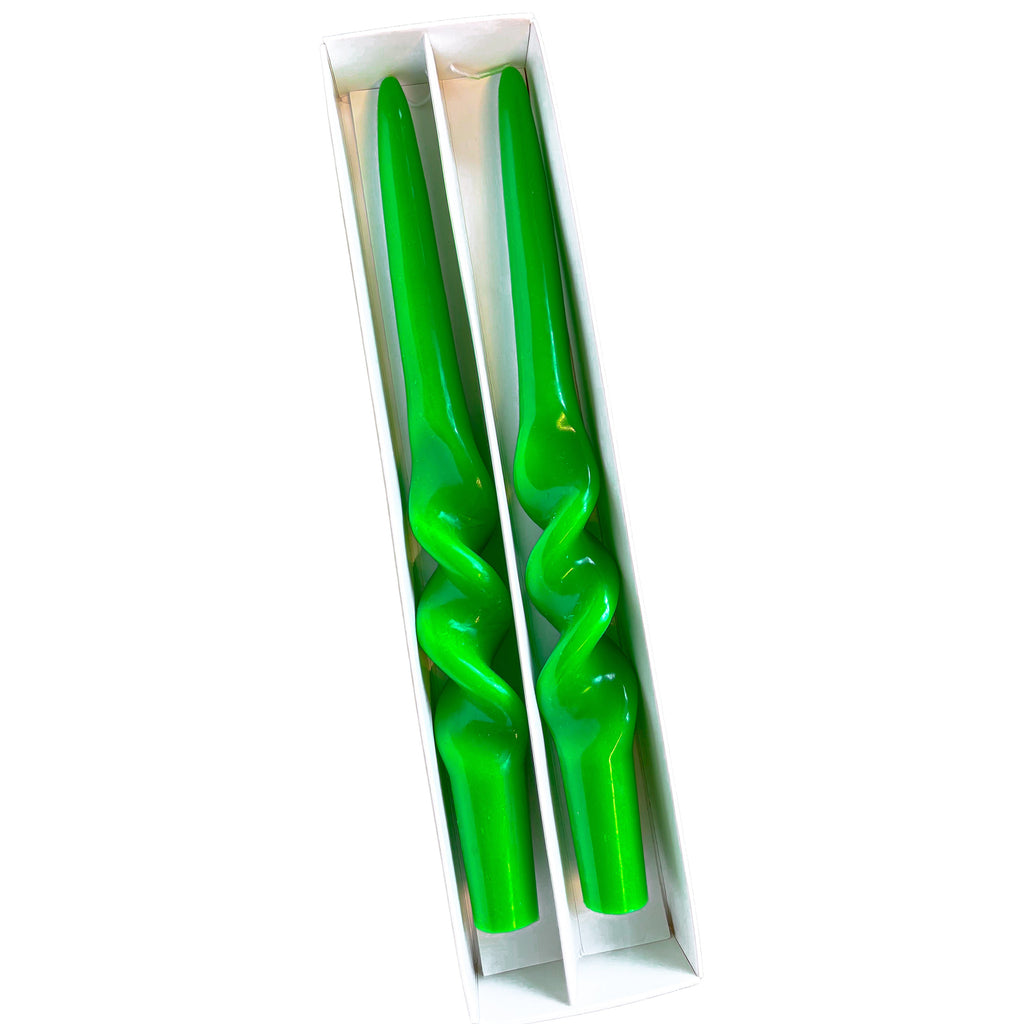 Forest Fern Twisted Candle (Pair) - Pack of 10