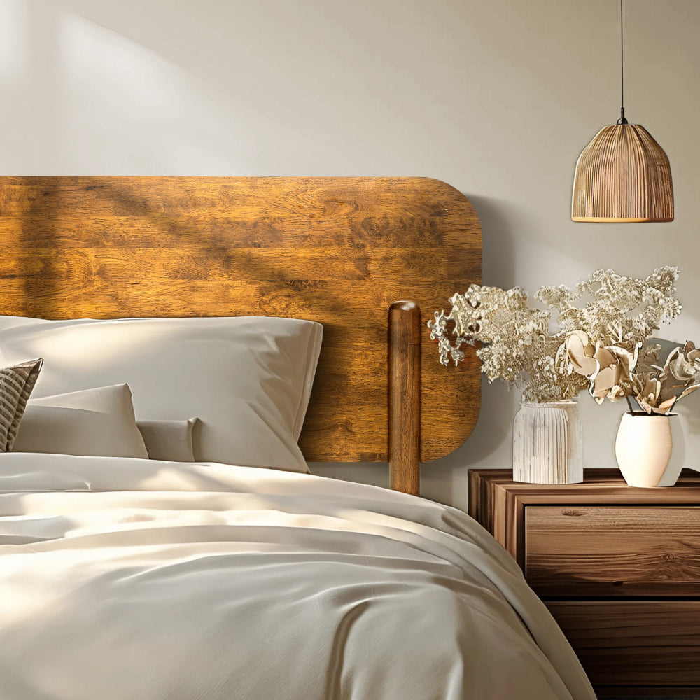 Acacia Frida Deluxe Solid Wood Bed Frame