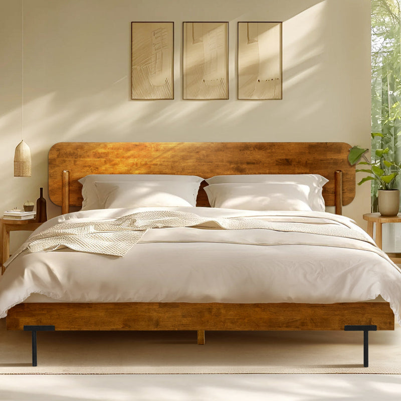 Acacia Frida Deluxe Solid Wood Bed Frame