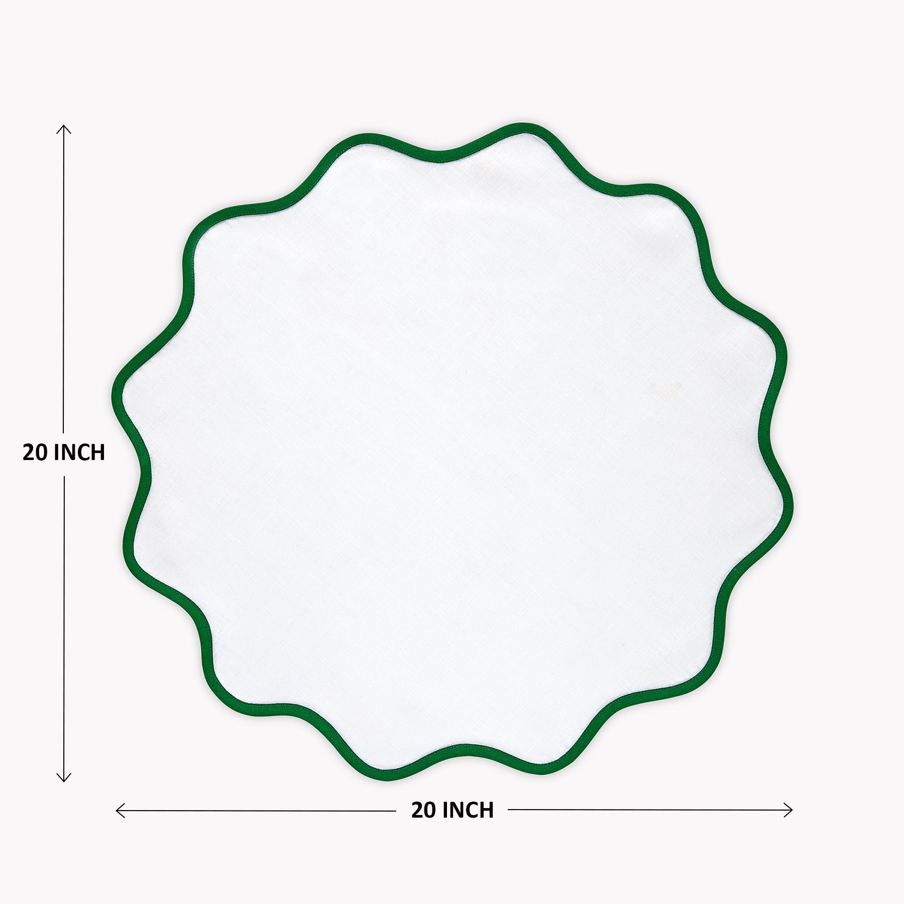 Giselle Scallop Edge Napkins, Set of 4