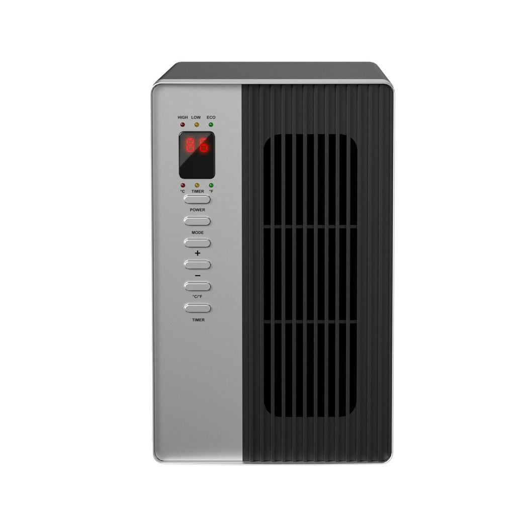 1500W Electric Infrared Quartz Space Thermostat Heater with LED Display and Remote