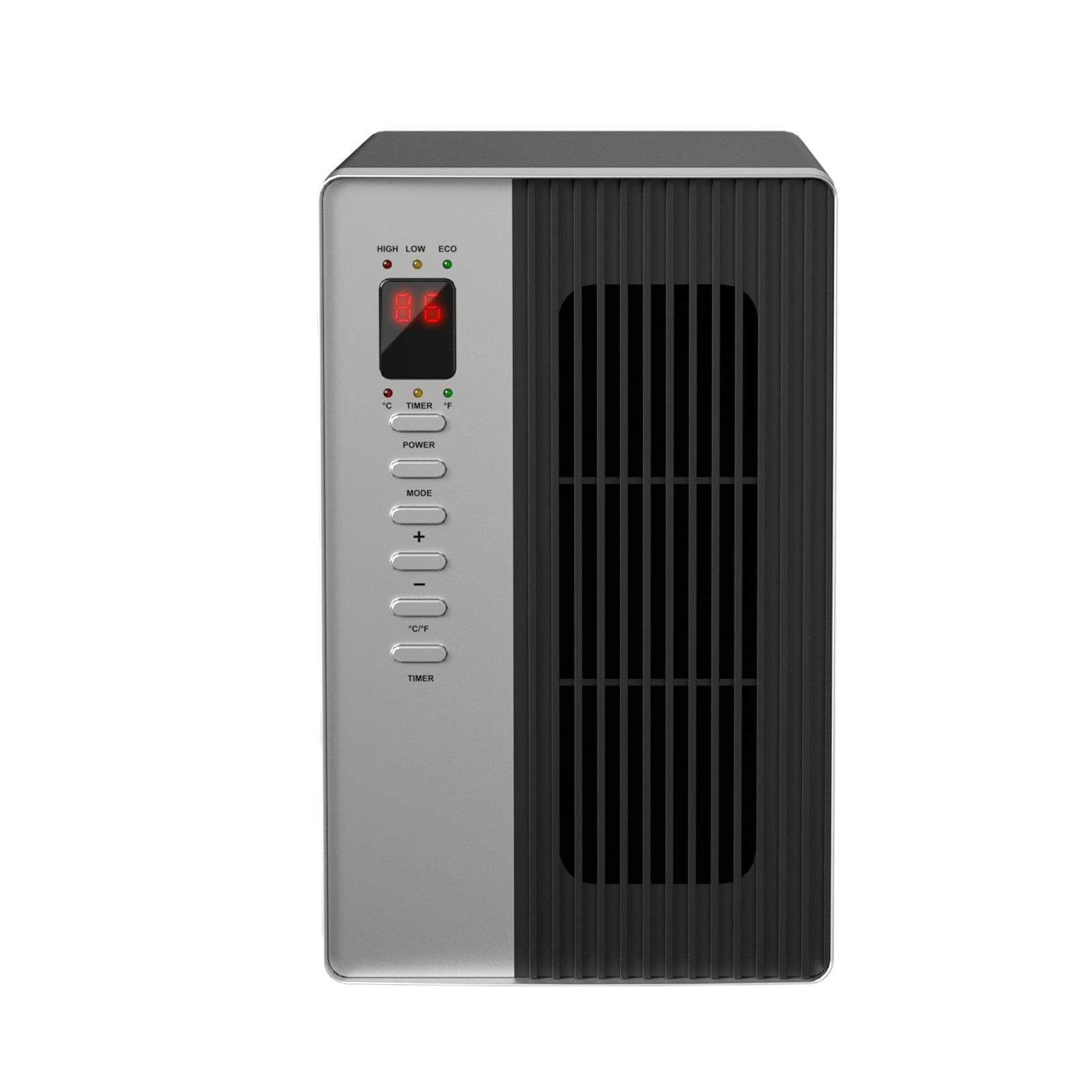 1500W Electric Infrared Quartz Space Thermostat Heater with LED Display and Remote