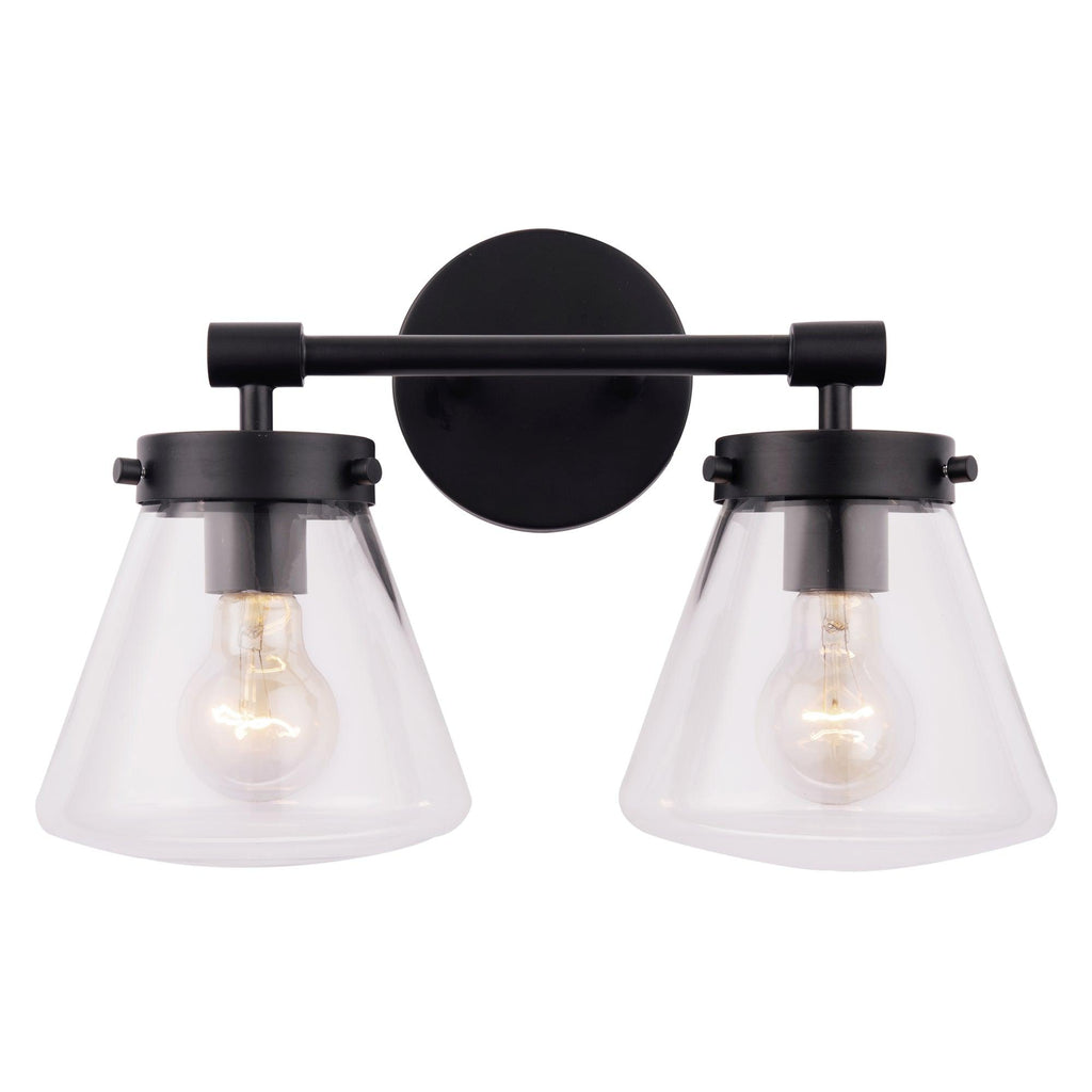 Gleam Modern Farmhouse 2-Light Vanity Light