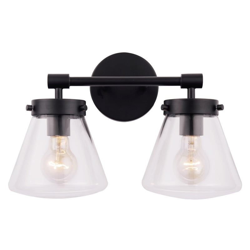Gleam Modern Farmhouse 2-Light Vanity Light