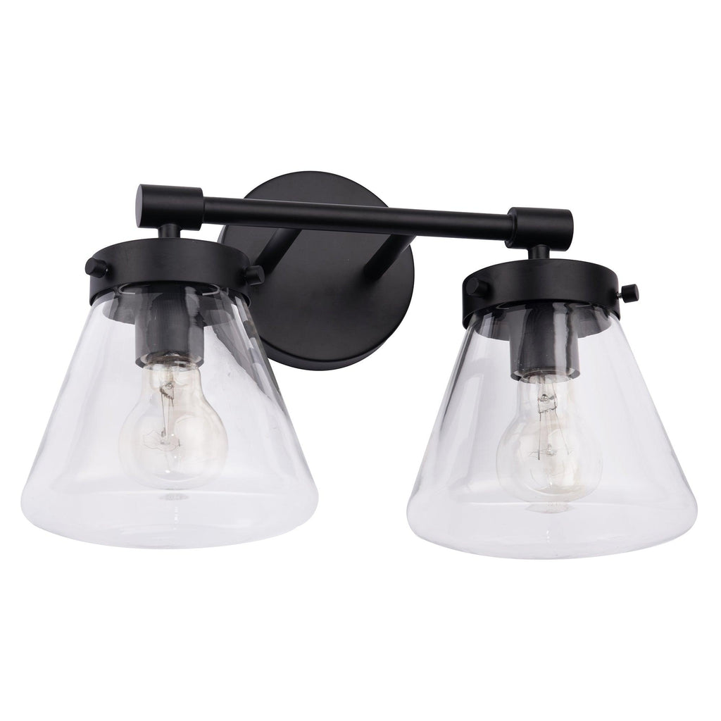 Gleam Modern Farmhouse 2-Light Vanity Light
