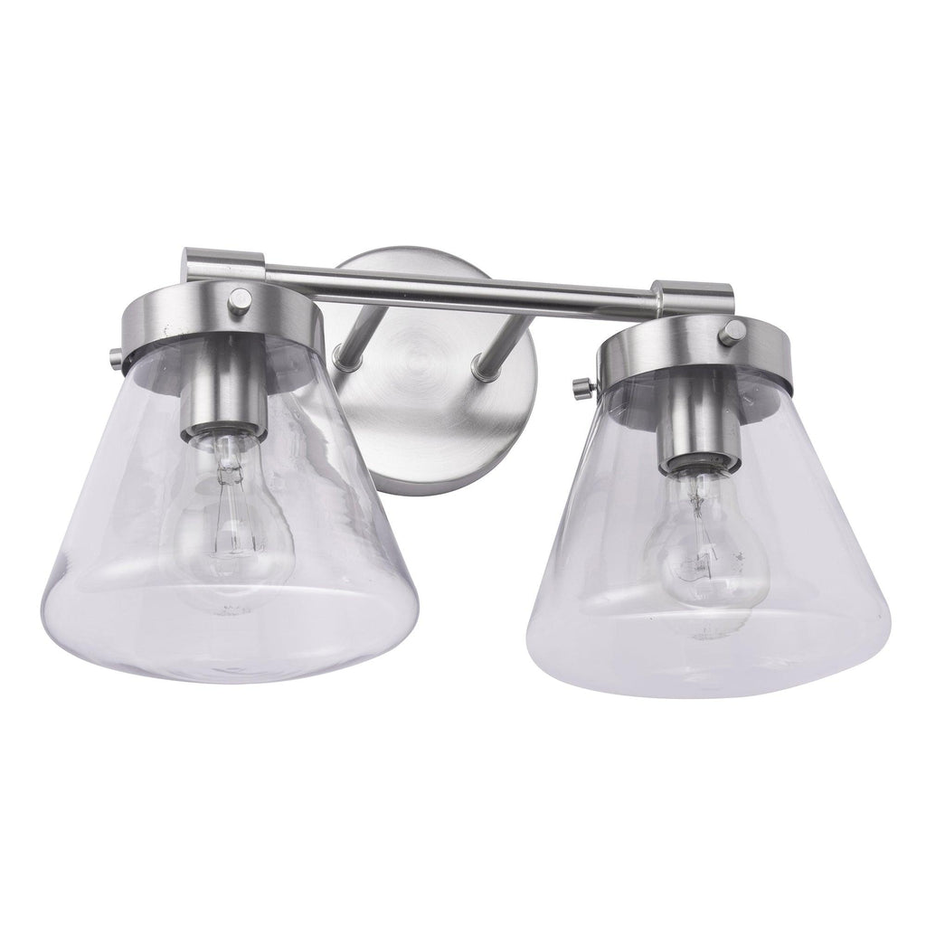 Gleam Modern Farmhouse 2-Light Vanity Light