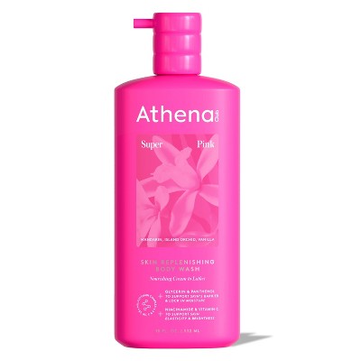 Athena Club Skin Replenishing Body Wash Super Pink 18 fl oz - New